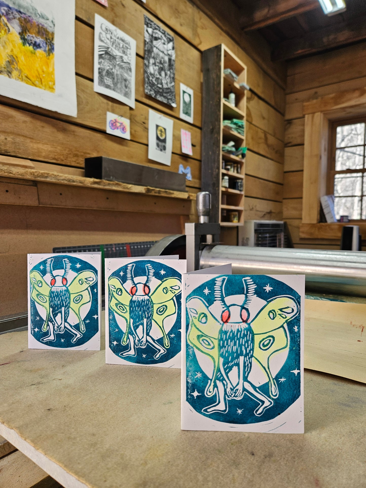 Mothman Greeting Card