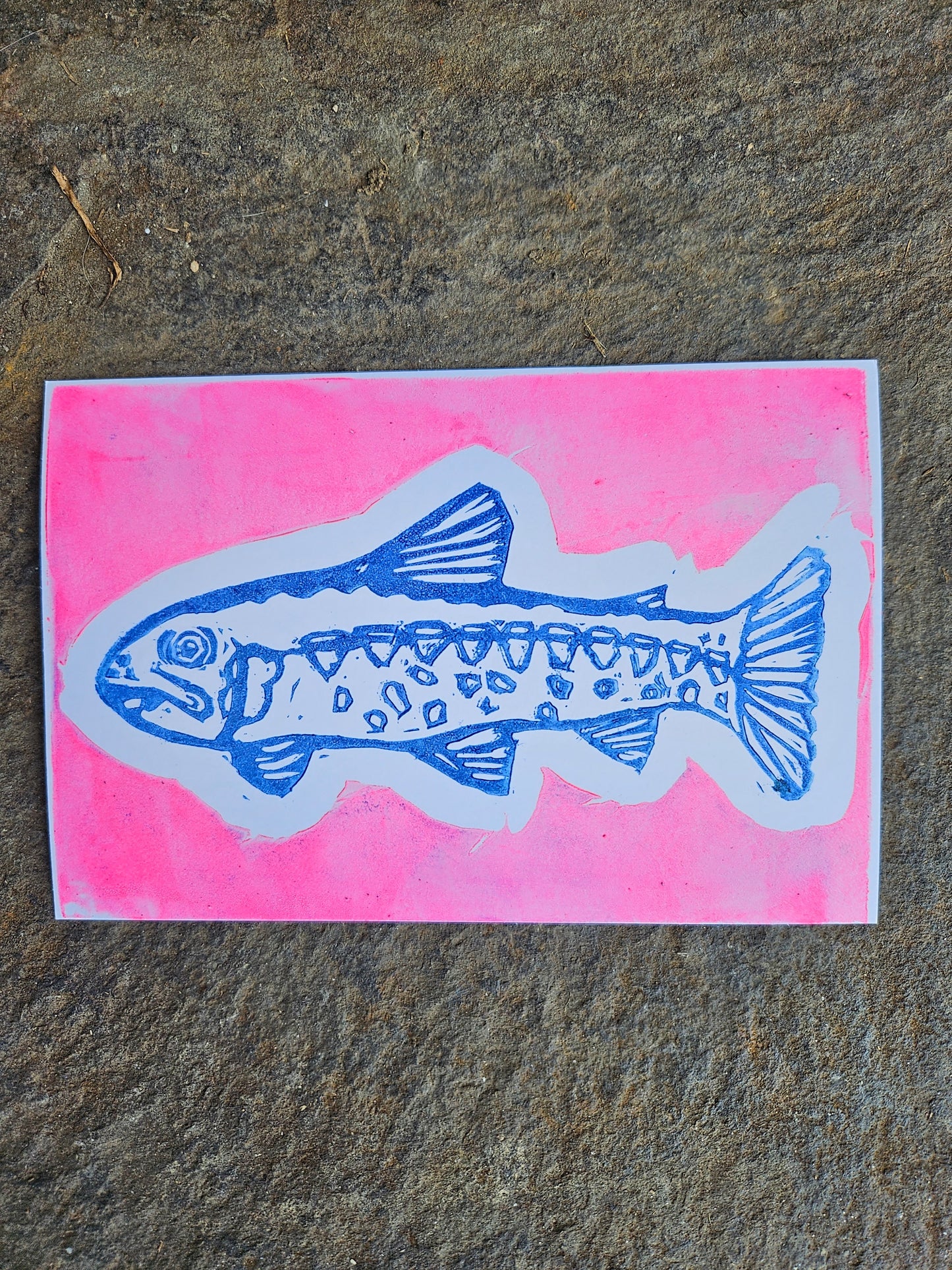 Trout Greeting Card