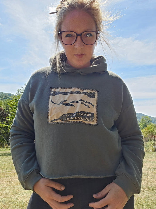 Forest Treasure Cropped Sweatshirt